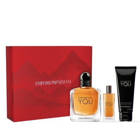 STRONGER WITH YOU EAU DE TOILETTE 100ML FESTIVE GIFT SET